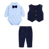 Famuka Formal Suit for Baby Long Baby Boys Baby Baby Shower Anniversary Photo Shoot Gift Sizes Boys, Romper, Sleeve, Coverall, Suit, Kids' Tuxedo,