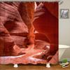 Красивый Пейзаж Пещеры в Каньоне Шторка для Душа 3D Печать Ванной Водонепроницаемая Ткань Полиэстер Экран для Ванной с 12 Крючками