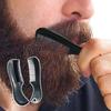 Professional Men Plastic Pocket Combs Anti-slip Black Moustache Combs Mini Beard Comb  Barber
