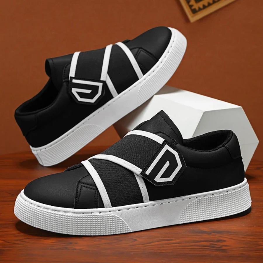 2025  New Men Business Casual Shoes Fashion Anti Slip Outdoor Sneakers Comfortable Wear-resistant Walking Shoes Leather  Shoes