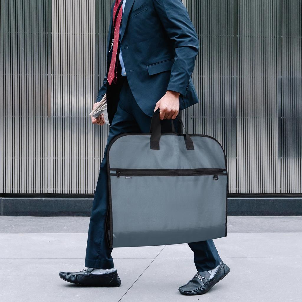 Pack All Garment Suit Prevents Water Suit Dress Carry Garment Ceremonial Business Job Gray Bag, Storage, Deformation, Lightweight, Dustproof,