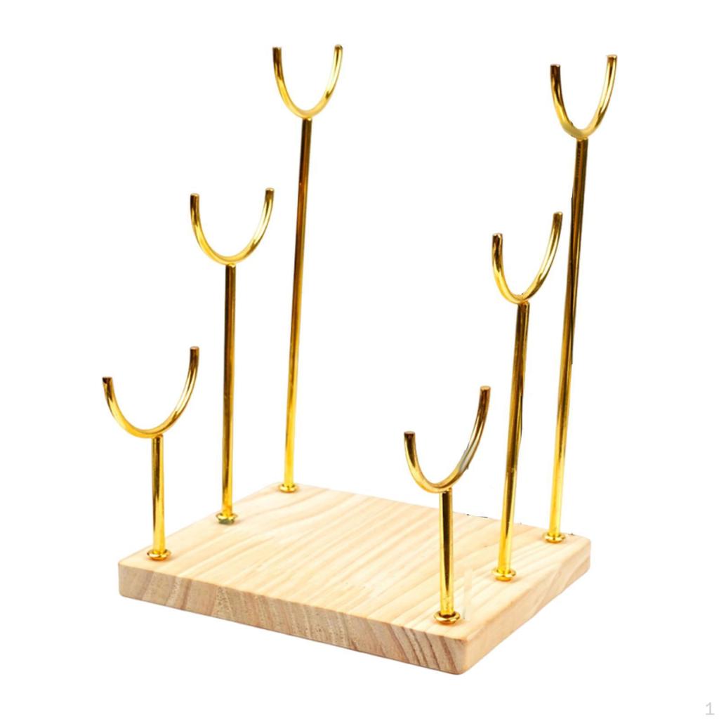 Органайзер для браслетов Элегантная подставка для часов Настольная подставка Деревянная основа для мужчин