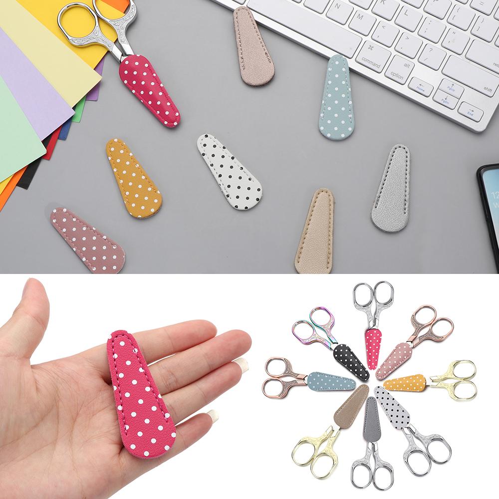 DIY Бытовая ПУ Кожа Ножницы Чехол Ножницы Чехол Защитные Чехлы Ножницы Швейные Инструменты