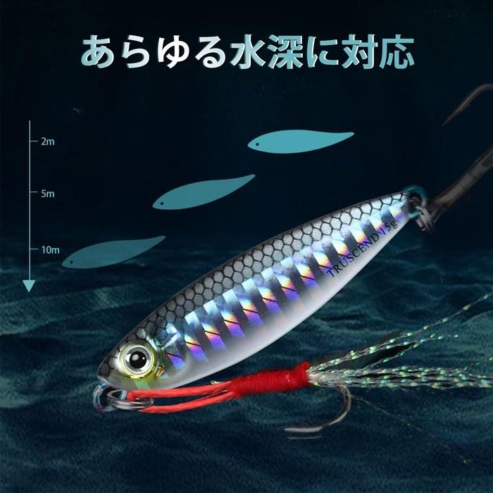 TRUSCEND Пилькер Para Slow Metal Jig - E1-5.5см-15г, 5.5см
