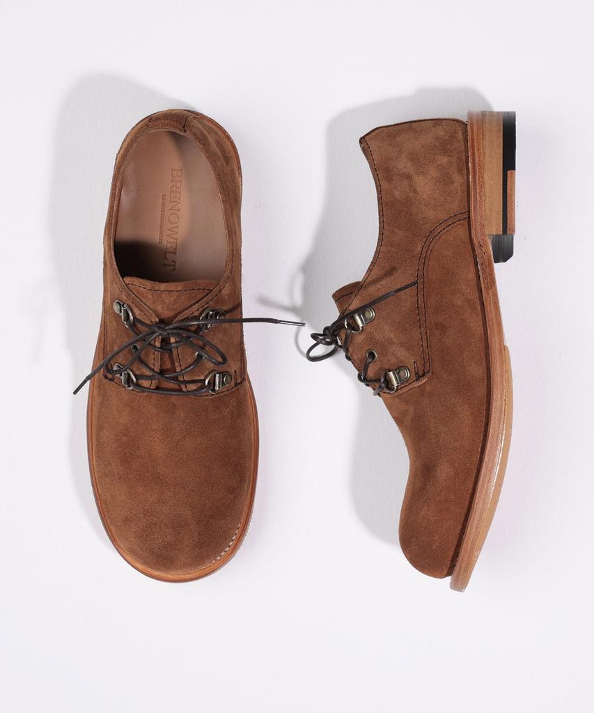 Brenowelt 508 Italian Suede Work Derby Goodyear Welt Leather Sole