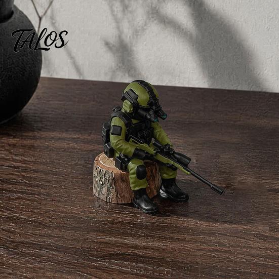 Военная фигурка 3D-печатный солдат, настольная фигурка, модель, подарок для энтузиастов миниатюр, украшение для дома, офиса, автомобиля и коллекционеров