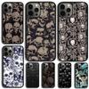 Чехол для телефона в готическом стиле с черепом для Apple iPhone 17 Air 11 Pro Max Plus SE2020 Coque для iPhone 17 Air 14 15 16 13 12 Max Cover
