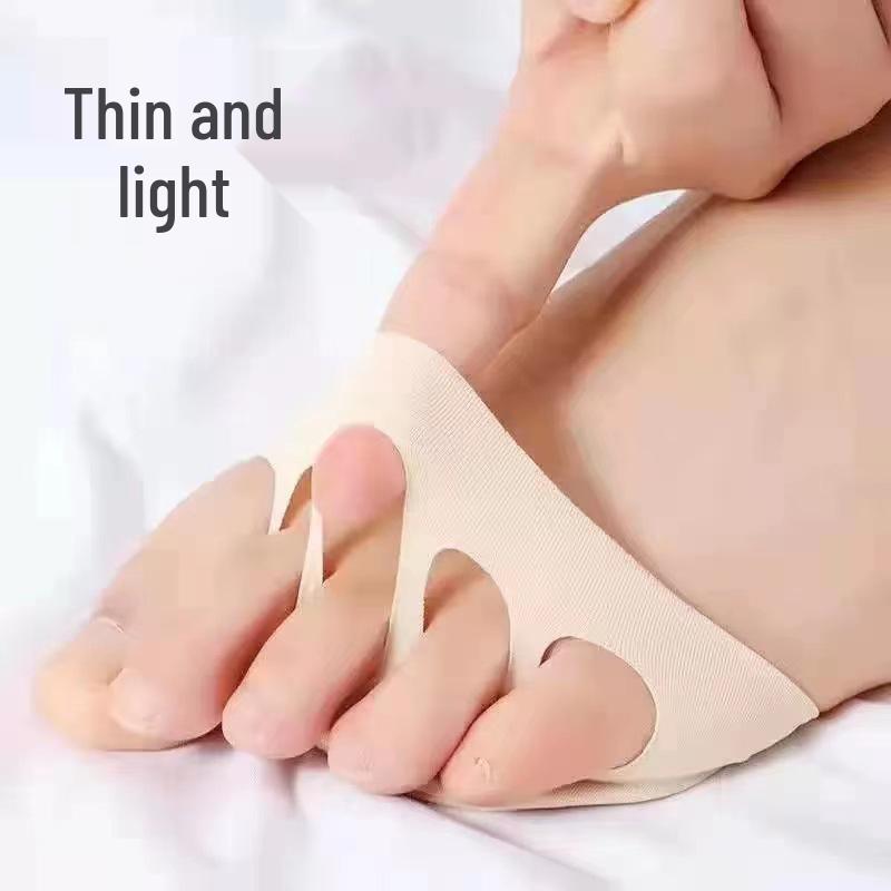 Невидимая подушечка для передней части стопы: Влаговпитывающие, устойчивые к запаху хлопковые полуноски для женских туфель на высоком каблуке