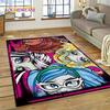 Мультяшный Ковер Monster High Draculaura Вампир для Гостиной Спальни Домашний Декор, Нескользящий Декоративный Коврик для Дивана Прихожей Подарок