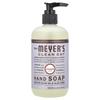 Миссис. Meyers Clean Day, мыло для рук, аромат лаванды, 12,5 жидких унций (370 мл)