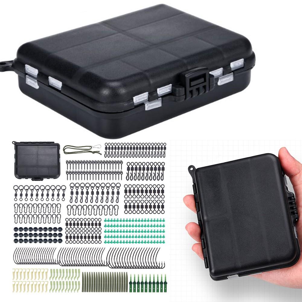 Sleek Matte Finish On 420PCS Carp Fishing Snaps Kit for Camouflage