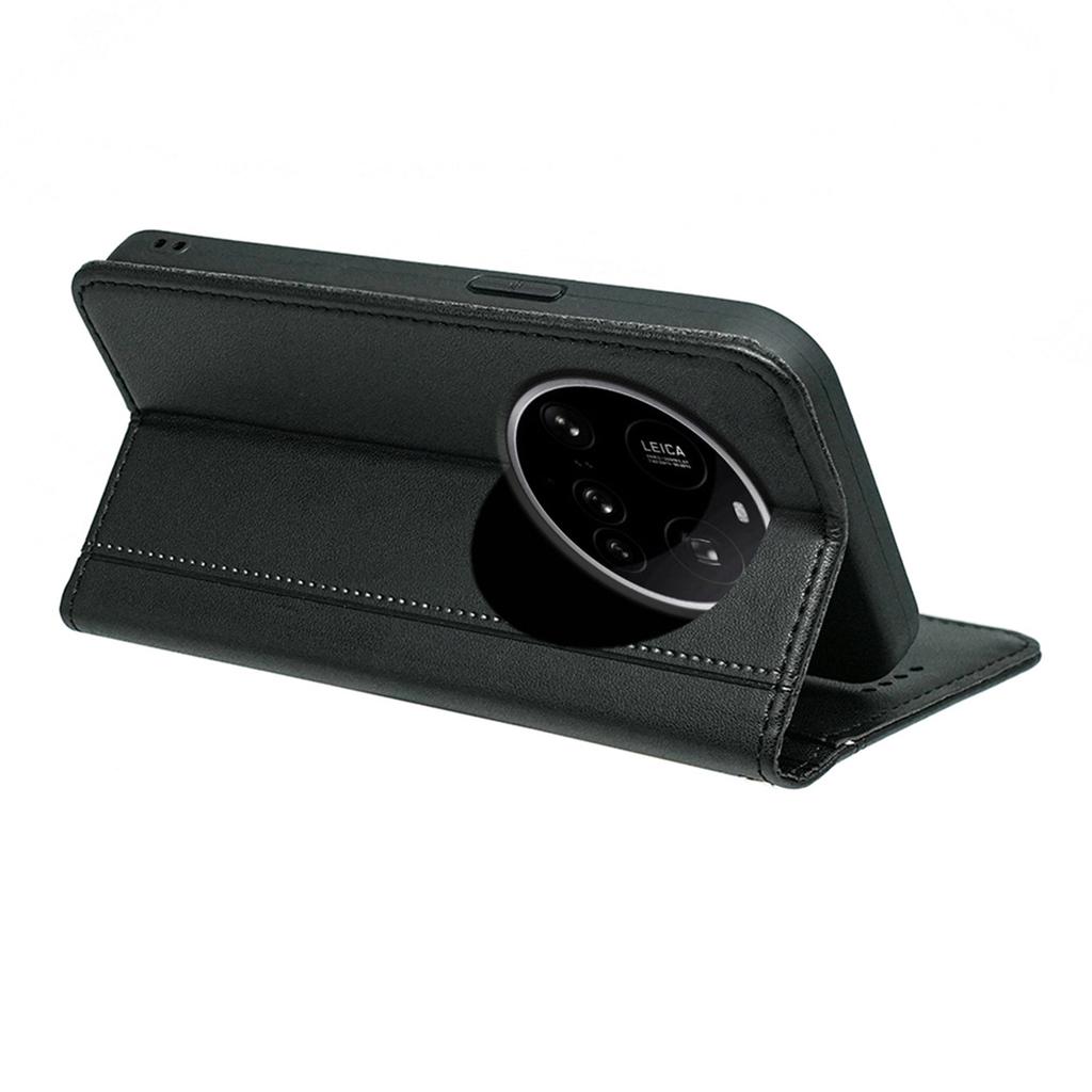 HX01 For Xiaomi 15 Ultra Wallet Case Magnetic Closing PU Leather Phone Cover