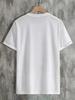 Неопределенный Принт Футболка для Мужская Повседневная Круглый Вырез Короткий Рукав Мода Летние Футболки Топы, Обычные и Оверсайз Футболки