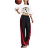 adidas Worldwide Hoops Global Свободная Вязаная Футболка с Круглым Вырезом Баскетбольная Спортивная С Коротким Рукавом Унисекс Топы KX5732