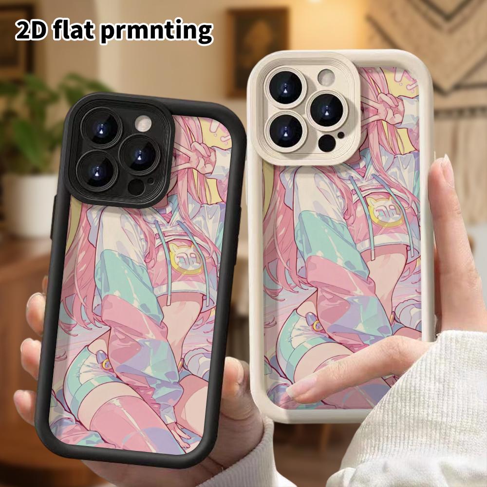 Чехол для телефона: 2D плоский, подходит для защитных чехлов iPhone 18, 17, 16, 15, 14, 13 Pro, энергичный и живой, идеальный рождественский и хэллоуинский подарок