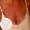 Retro Link Chain Bra Multilayer Sexy Beach Bikini Necklaces Body Chain Jewelry