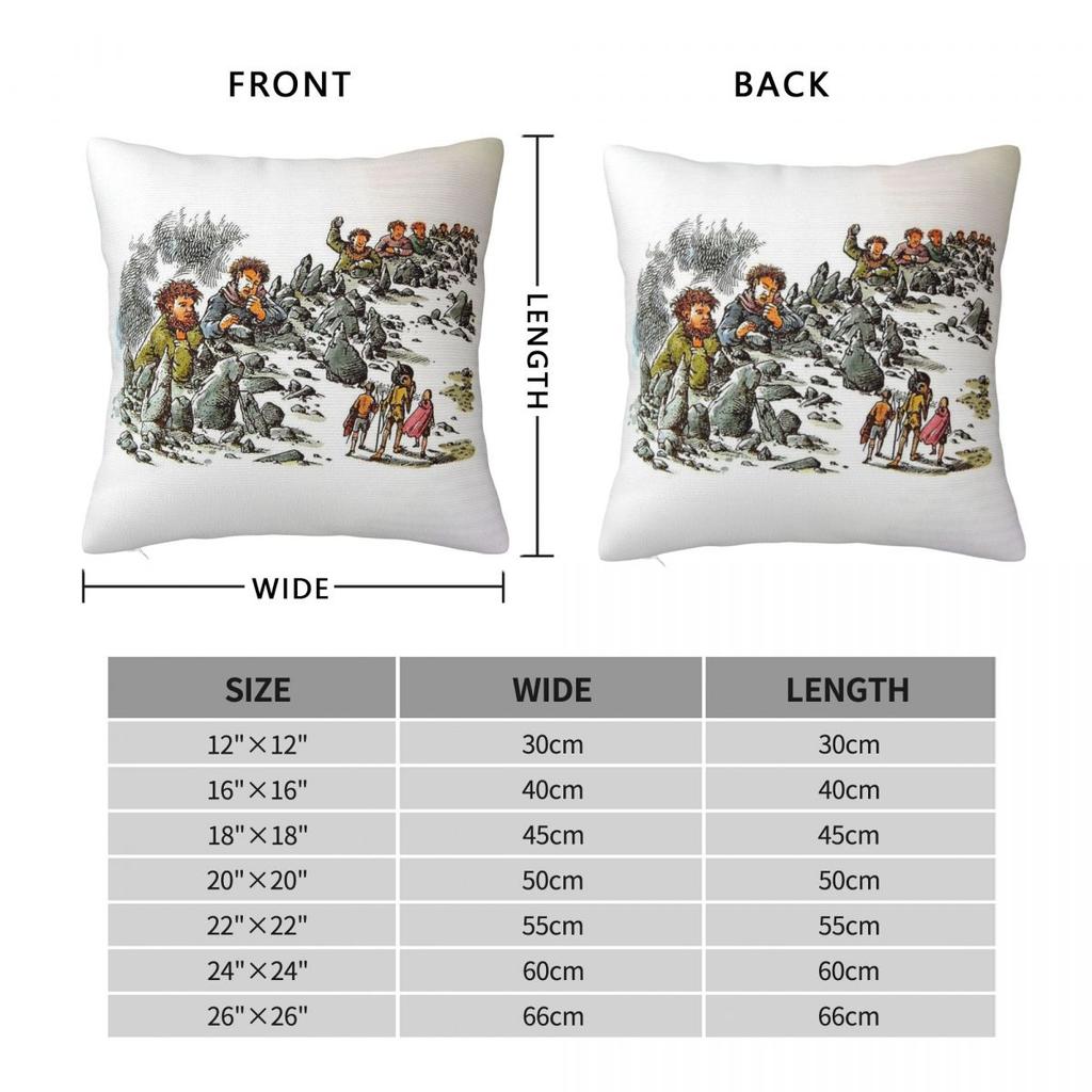 The Silver Chair Narnia Square Pillowcase Polyester Linen Velvet Printed Zip Decorative Pillow Case Room Cushion Case