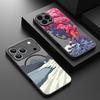 Чехол-бампер "Пейзаж гор и рек" для iPhone 17 Pro Max Чехол iPhone 16 Pro Max 15 14 13 16E 17E Магнитный для Magsafe Гибридная Матовая Крышка