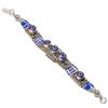 Lapis Lazuli Bracelet Bohemian Handmade Boho Tibetan Nepali Jewelry 7" NBB 3405