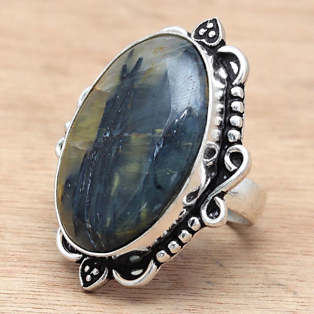 Серебряные украшения ручной работы с драгоценными камнями Newlite Jasper "8.5A"