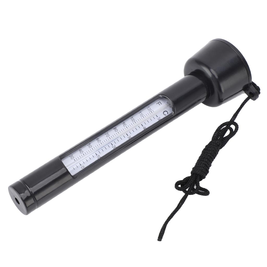 Плавающий термометр для бассейна для измерения температуры воды, круглый термометр для бассейна со шнурком для