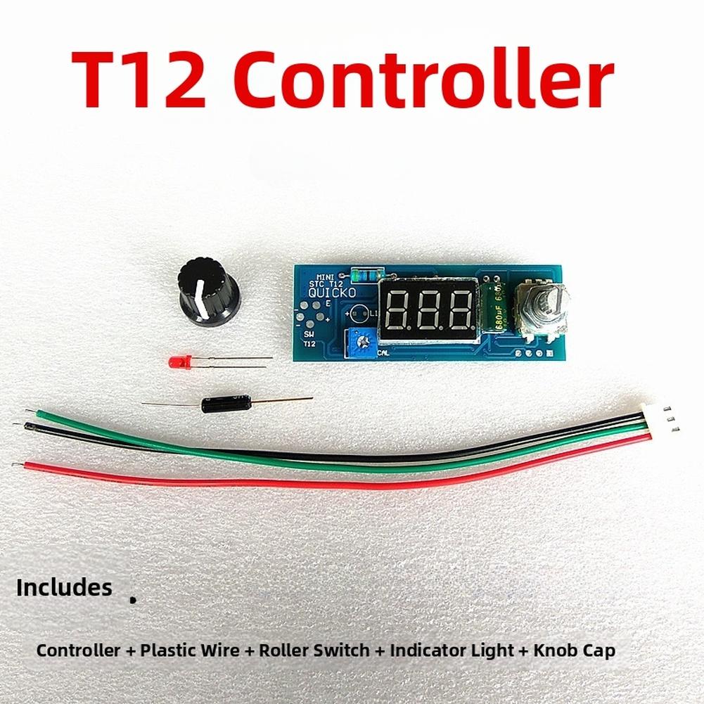 Паяльная станция STCT12 DIY-комплект с цифровым контроллером температуры и жалом T12 K для точных паяльных работ