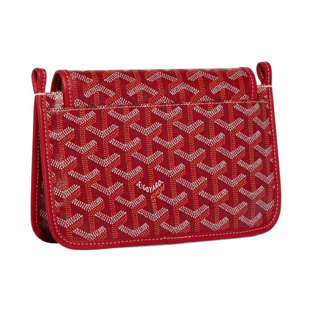 Goyard Plumet Y Монограмма Много карманов Съемный плечевой ремень Холст и Кожа WOC Конверт Клатч Сумка через плечо Сумка на плечо Унисекс сумки PLUMETPMLTY