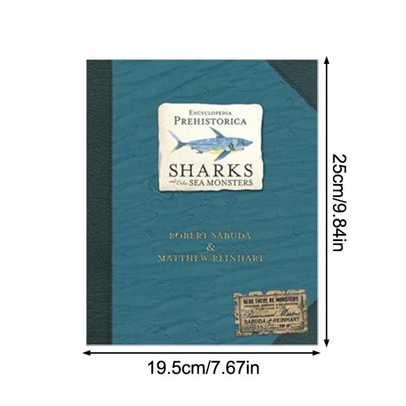 3D Модели Акул Книга Энциклопедия Prehistorica: Динозавры Акулы И Другие Морские Монстры Яркие Иллюстрации Интерактивный Подарок