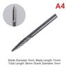 Tungsten Rotary File Hard Alloy Rotary Bur Drill Bit Engraving Cutter 3Mm Shank