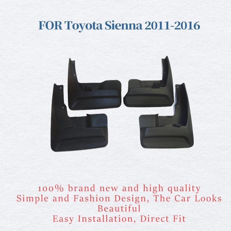 Передние и задние 4 шт. для Toyota Sienna, брызговики, брызговики, брызговики, автомобильные аксессуары, авто стиль