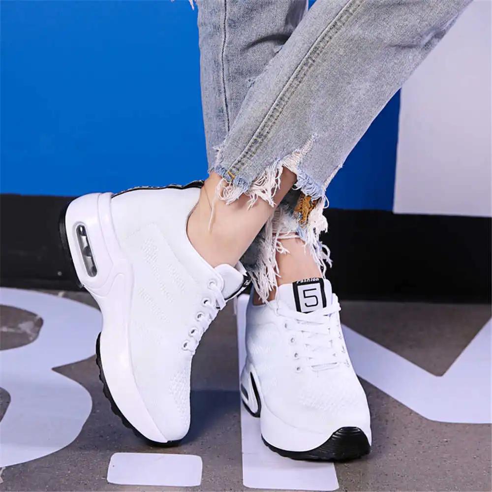 Thick-heeled Autumn Women's Golf Shoes Vulcanize Sneakers 47 Luxury Brand Tenia Woman Sports Temis Sapateni Importers