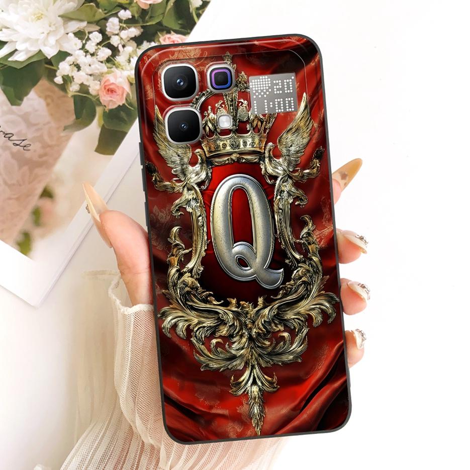 Чехол для Infinix Note 60 X6879 Крутой Модный Чехол с Буквами Мягкий ТПУ Чехол для Телефона Для Infinix Note 60 Pro X6878 Note60 Pro 5G Fundas