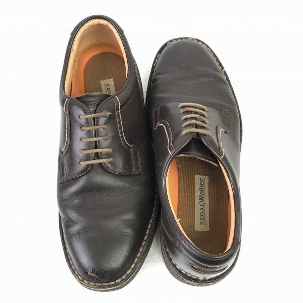 Regal Классические кожаные деловые туфли без швов Темно-коричневые 24.5(ИСПОЛЬЗОВАЛ)