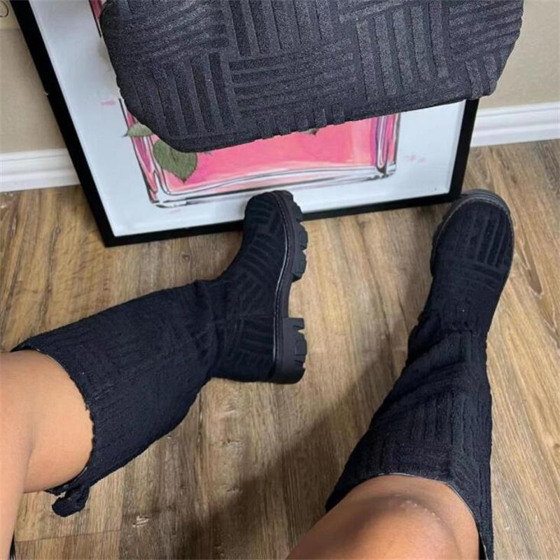 Роскошный бренд 2024 года, новые женские теплые ботинки на толстой подошве и каблуке, женские махровые хлопковые ботинки, мотоциклетные ботинки 36-43, ботинки для женщин