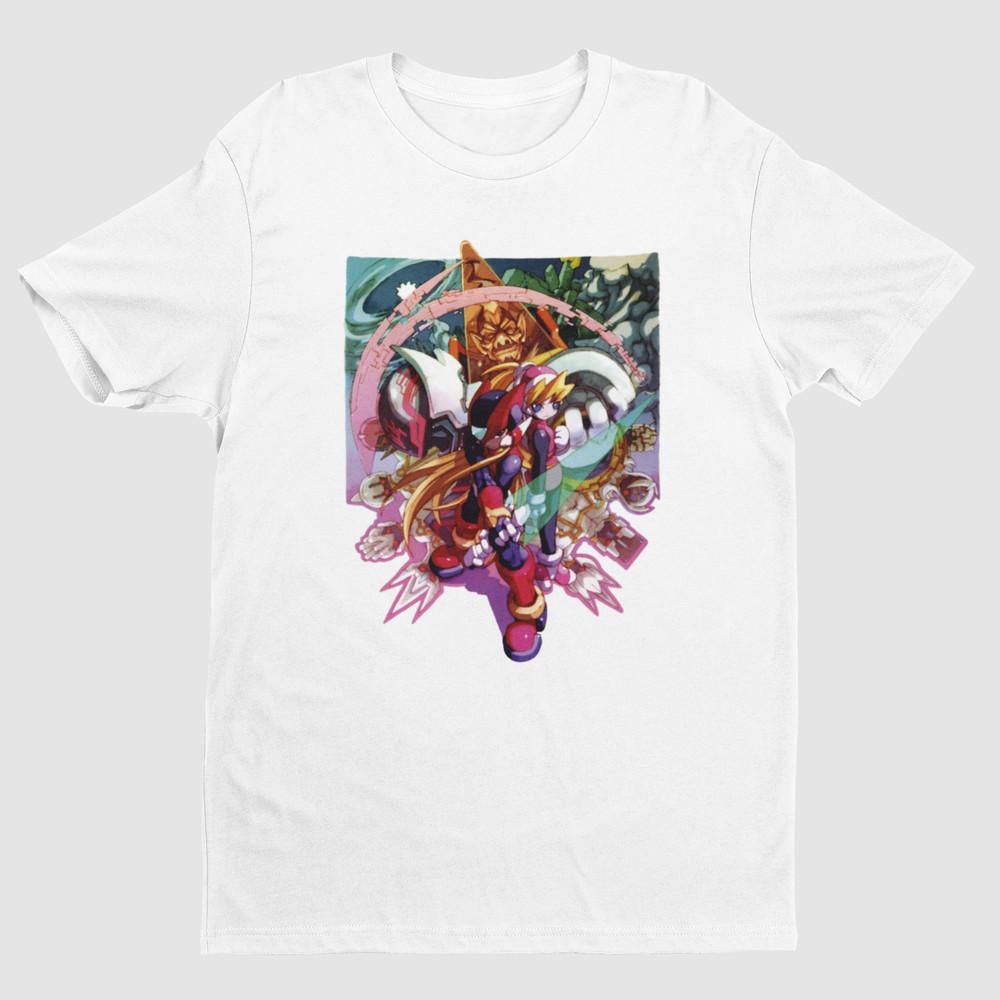 Mega Boy Rockman Zero Japanese Premium Unisex T Shirt Gifts for Gamers