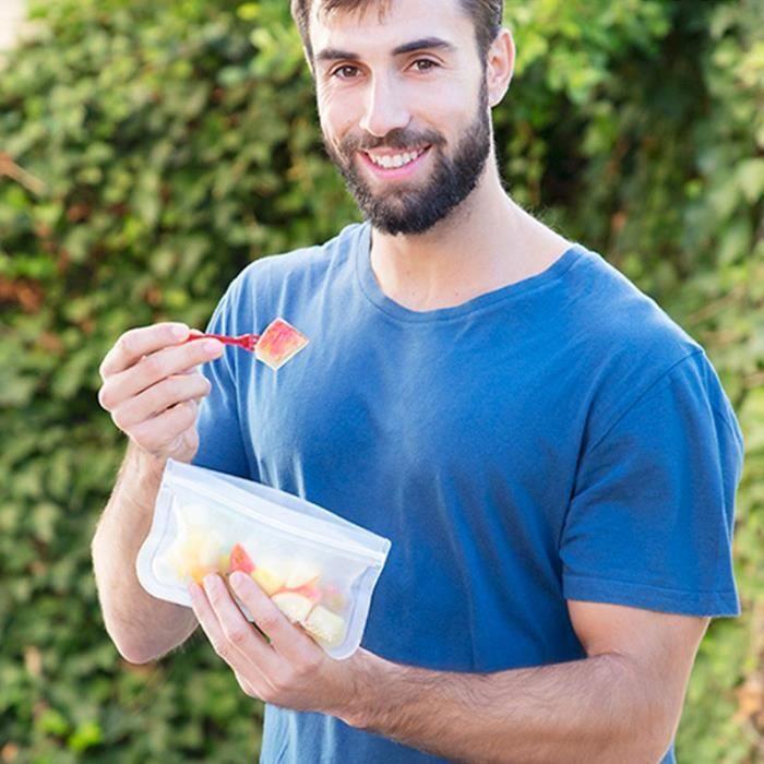 SHOP-STORY - Pack of 10 Washable, Reusable and Ecological Food Bags