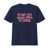 IM Not Like Other Girls Worse Funny Meme T Shirt Sarcastic Cool Y2K Joke vintage Washed fashion homme Stylish Slightly