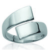 Steel Ring 'Choreography' Silver Gray - 17 Mm
