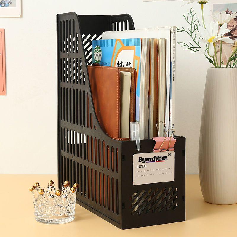 Bookshelf Desktop Document Shelf Multi Layer Multi Function Large Capacity Document Basket Sorter Information Storage Box Office Supplies