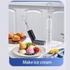 Small Handheld Mixer 3 Speed Mode Wireless Operation Foldable Storage Double Stainless Steel Whisks Attachments