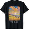 Футболка с ковбойским шармом Amarillo Texas TX SD292