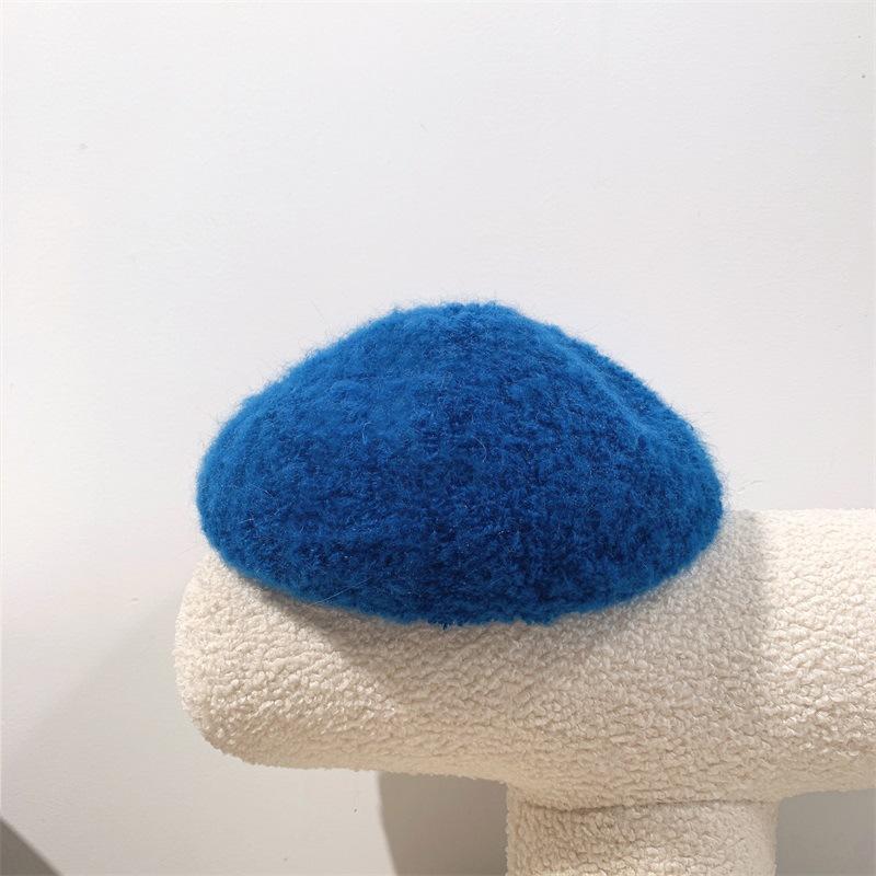 11 цветов, однотонный шерстяной берет для женщин, осенне-зимний планировщик, милая и милая шляпа Senior Sense, повседневная и универсальная кепка художника