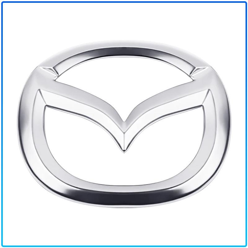 Для Mazda 6 3 CX5 5 2 323 CX7 Demio Atenza Axela MX30 CX30 CX3 CX9 RX8 RX7 ABS Наклейка на центр рулевого колеса автомобиля Аксессуары