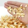 20pcs Metal Leaf Pendant For Jewelry Making