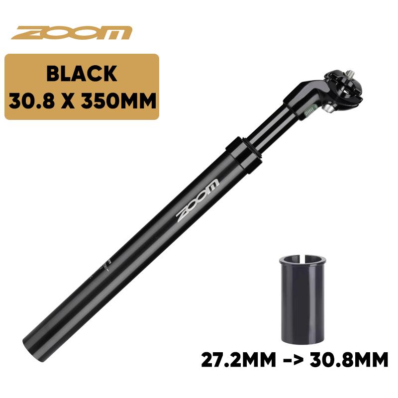 ZOOM Подседельный штырь с амортизатором для велосипеда 27.2/31.6/28.6/30.4/30.8/33.9мм Амортизирующий подседельный штырь для MTB 350мм Амортизатор Подседельный штырь Велосипедные запчасти