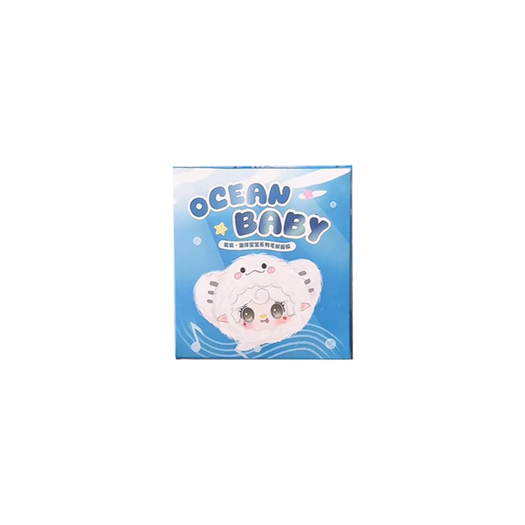 Cute Yooki V6 Ocean Baby Series Vinyl Plush Blind Box Bag Pendant Doll Decoration Keychain Collect Toy Mystery Box Birthday Gift