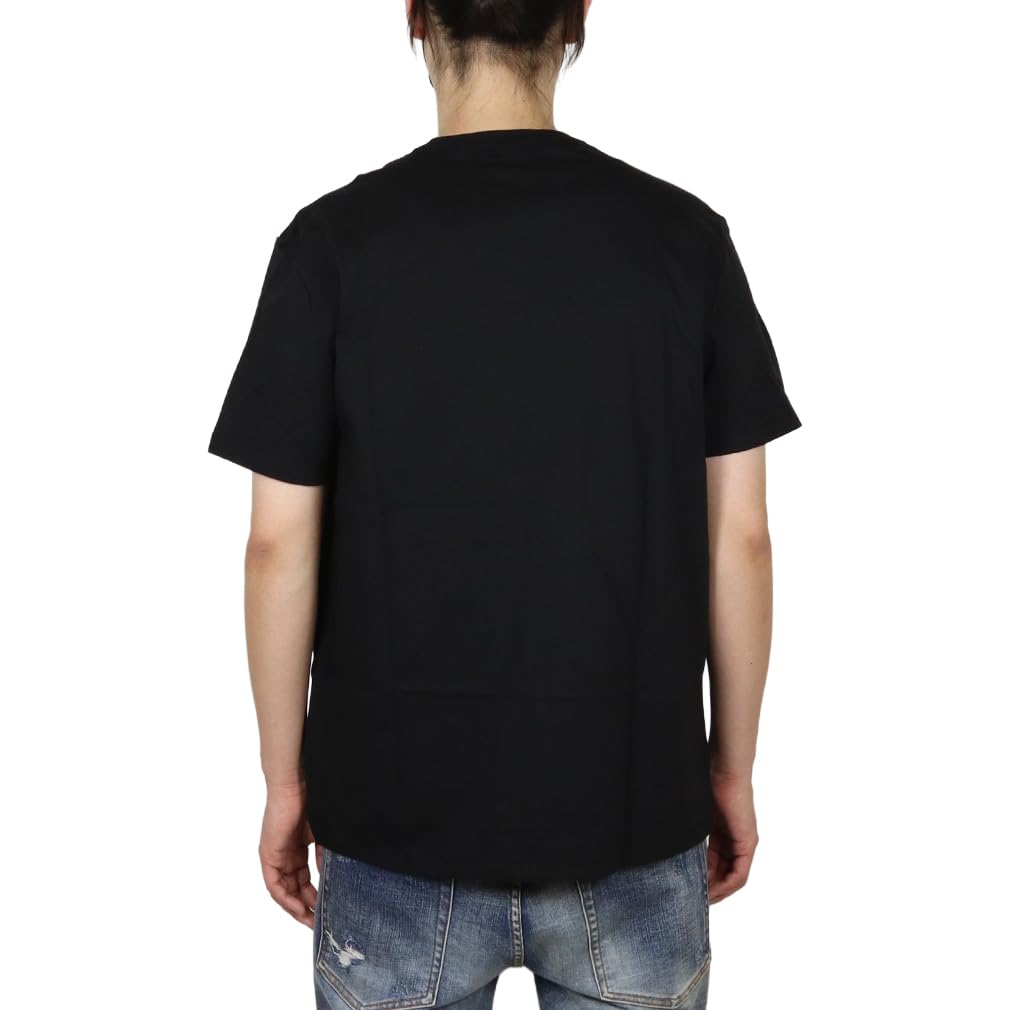 Размер ck073 [Calvin Klein] Мужская футболка с коротким рукавом, L, Черный, [Товар]