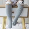 3 пары детских носков весна-осень теплые чулки для защиты колен 3-36 месяцев для малышей длинные носки милые мультяшные хлопковые носки детская обувь