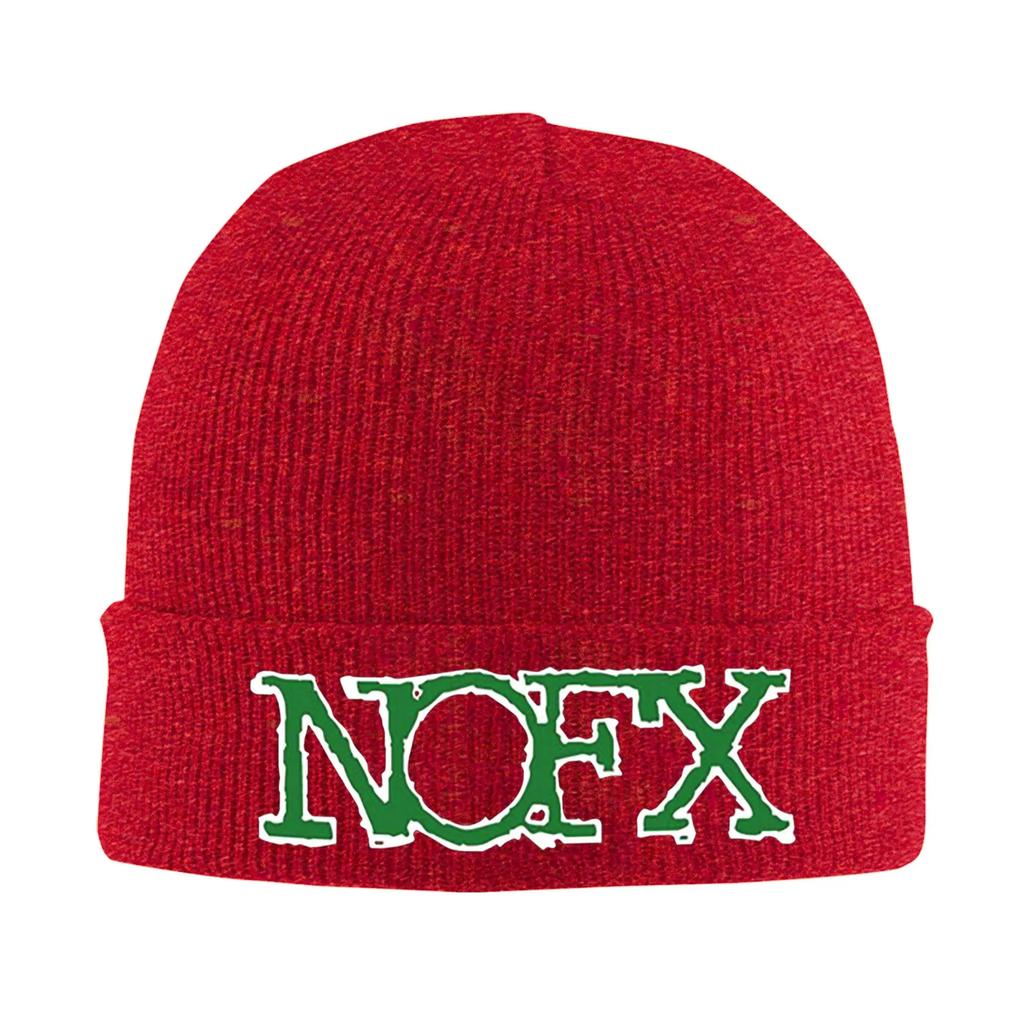 Группа NOFX Финальный тур Шапка с помпоном и рисунком черепа Теплая вязаная шапка Зимняя вязаная шапка-бини Шапки-бини в стиле хип-хоп для унисекс