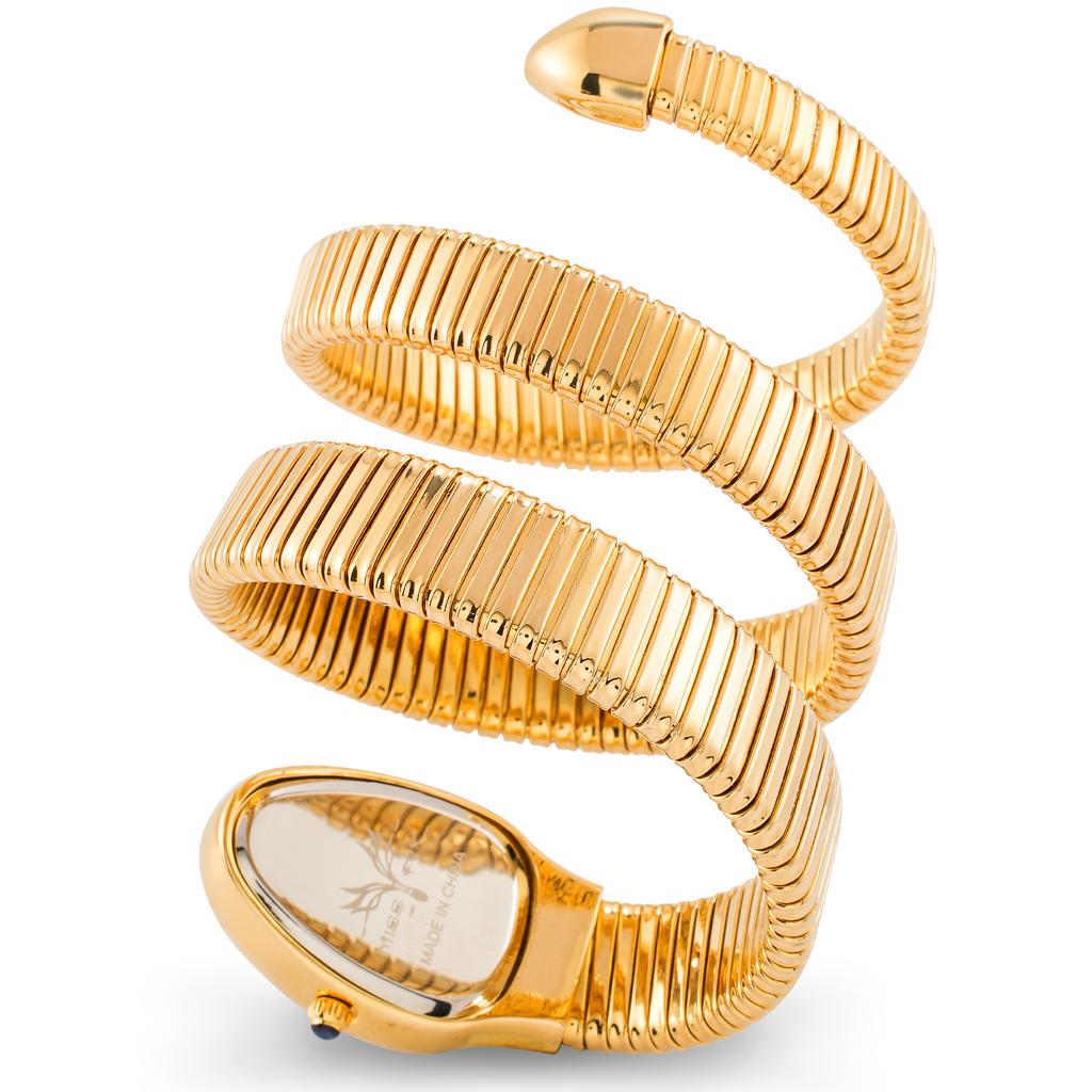 MISSFOX кварцевые часы популярные женские часысредние старинные маленькие модные элегантные высококачественные женские часы в форме змеи